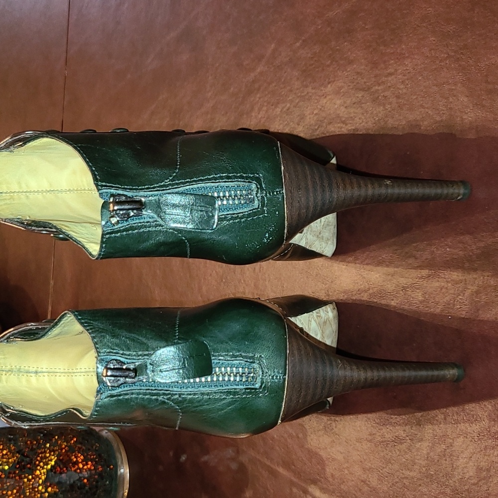 L.A.M.B. Heeled Ankle Boots - Picture 5 of 7
